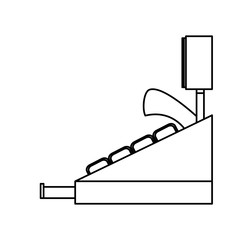 Cash register machine