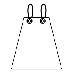 Shopping bag isolated