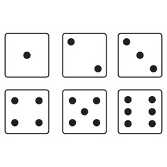 Craps icon set