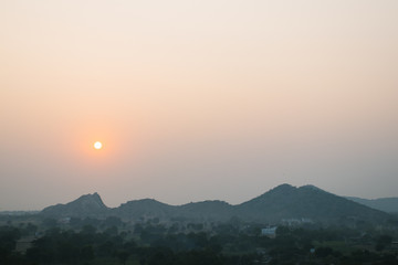 Sonnenaufgang in Indien