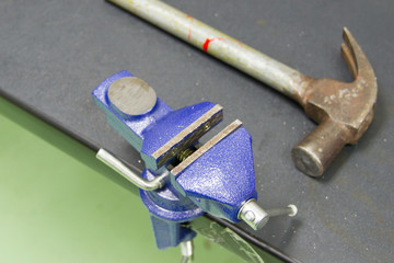 Iron clamp in the factory