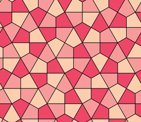 Seamless geometric pattern simple flat vector illustration. Lined triangles geometric color seamless pattern