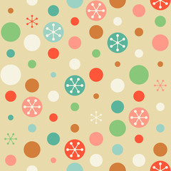 Seamless pattern snowflakes for christmas