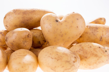 Heap of potatoes