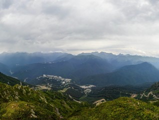 Fototapeta premium high in the mountains: Sochi