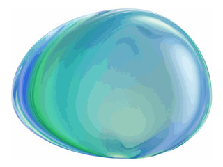 カラフルな楕円