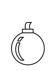 Obraz premium 爆弾(モノクロ)