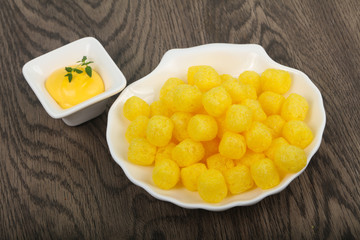 Cheese corn balls