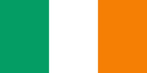 Obraz premium Ireland flag. National flag of Ireland, vector