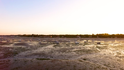 vue aérienne bassin d'Arcachon France