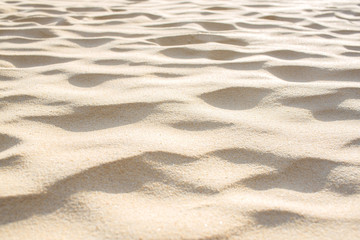 Sand on the the beach as background