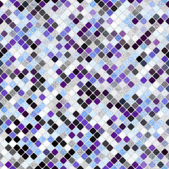 Seamless background. Geometric abstract diagonal pattern in low poly pixel art style.