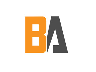 BA Initial Logo for your startup venture