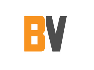 BV Initial Logo for your startup venture