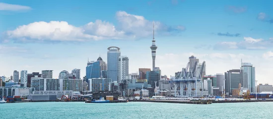 Foto auf Acrylglas Neuseeland Blick auf Auckland am Mittag