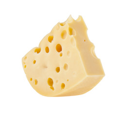 Cheese isolated on white background