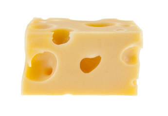 Cheese isolated on white background
