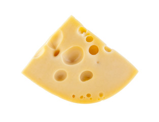 Cheese isolated on white background
