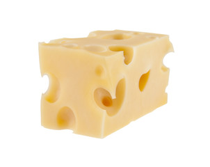 Cheese isolated on white background