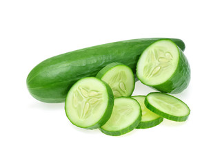 cucumber isolated on white background