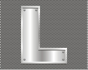 Metal letter 
