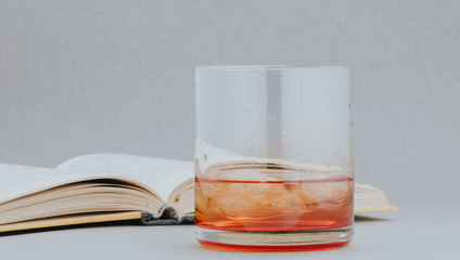 Whiskey and book