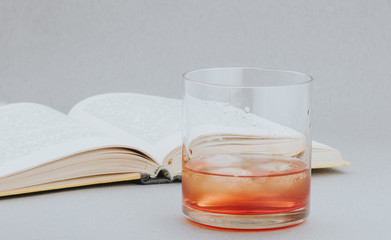 Whiskey and book