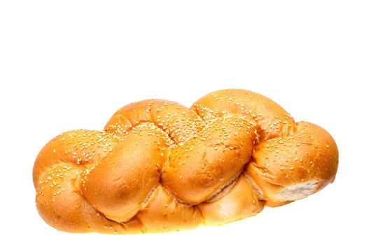 Bright fresh challah for Shabbat