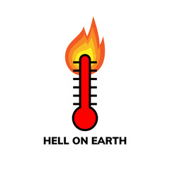 temperature icon, vector clip art