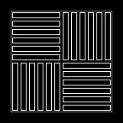 Laminate flooring   the white path icon .