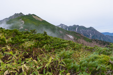 北アルプス　西穂高岳