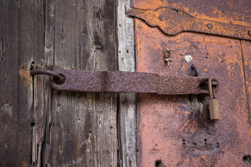 Close-up of padlock