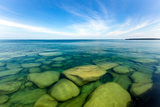 Underwater View of Lake Superior