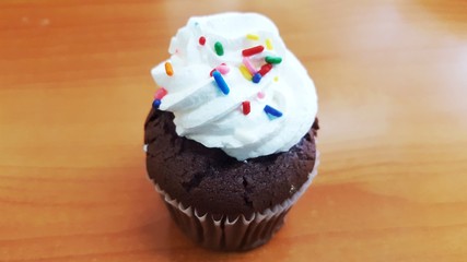 BIRTHDAY CHOCOLATE MUFFIN