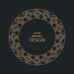 Monogram line vintage frame