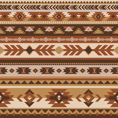Tribal vector seamless pattern. Aztec abstract geometric art print. Vector background. Wallpaper, cloth design, fabric, paper, cover, textile template