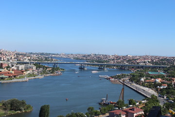 Fototapeta premium Pierre Loti Tepesi'nden Haliç