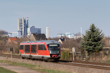 Regionalzug in Sachsen-Anhalt