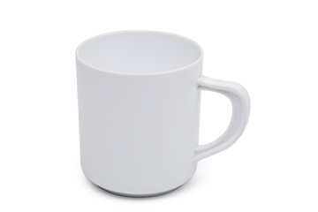 Mug on the white background