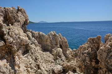 Fototapeta na wymiar Rock in Croatia