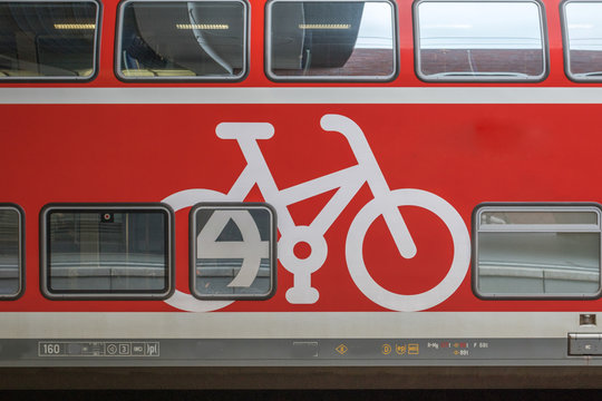 Fahrradabteil im Regionalzug