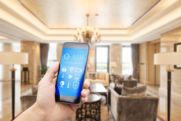 mobile phone in smart home
