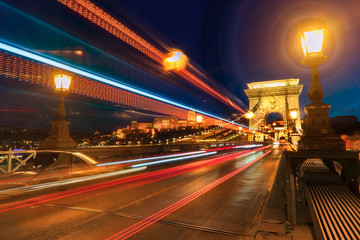 Fototapeta na wymiar The Beautiful Capital City of Budapest in Hungary