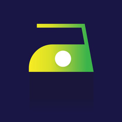 icon Laundry. wash. symbols. Vector. illustration. colorful. idea design. on blue background. logo. label. button