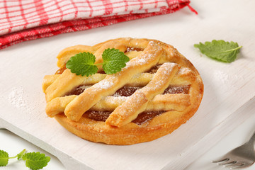 Lattice jam tart