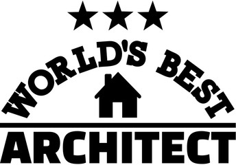 Worlds best Architect with stars