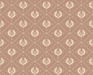 Seamless pattern Brown Wallpaper 