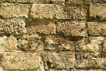 Old brick wall background