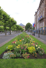 Naklejka premium Straßburg, Place Broglie