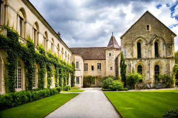 Fototapeta na wymiar Abbey of Fontenay. Burgundy, France